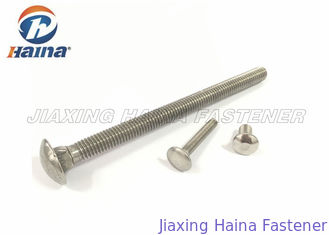M24 - M10 DIN608 stainless steel 304 316 Half Thread Carriage Bolt