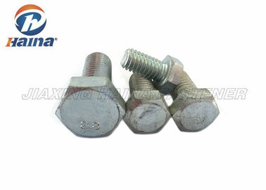 DIN933 M16 Gr.8.8 ब्लू जस्ता मढ़वाया कार्बन स्टील पूर्ण थ्रेड हेक्स बोल्ट