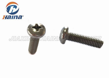 Phillips Drive Stainless Steel Machine Screws Pan Head # 10 - 32 X 1 / 2 " For Containers