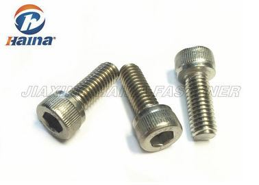 A2-70 स्टेनलेस स्टील DIN 912 सॉकेट कैप हेड के साथ सिल्वर कलर मशीन स्क्रू