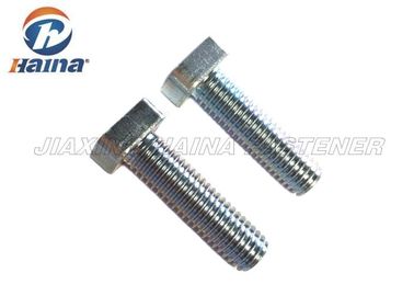 Metric T Bolts Custom Fasteners White Blue Color Cold Heading For Structural Steel