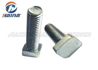 Metric T Bolts Custom Fasteners White Blue Color Cold Heading For Structural Steel