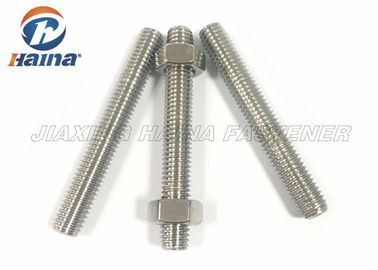DIN976 DIN975 A2 स्टेनलेस स्टील 304 316 सभी पूर्ण पिरोया रॉड बोल्ट और नट