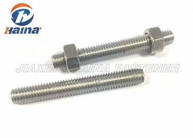DIN976 DIN975 A2 स्टेनलेस स्टील 304 316 सभी पूर्ण पिरोया रॉड बोल्ट और नट