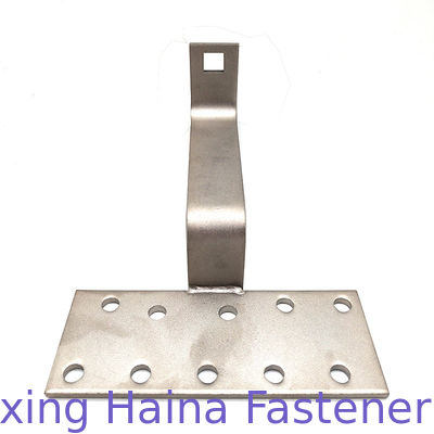 स्टेनलेस स्टील ३०४ ३१६ कस्टम सौर पैनल बढ़ते समायोज्य टाइल छत हुक