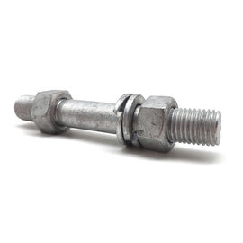 Grade 5.8 6.8 M16 M20 HDG Double Ends Metric Stud Bolts and Nuts