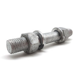 Grade 5.8 6.8 M16 M20 HDG Double Ends Metric Stud Bolts and Nuts