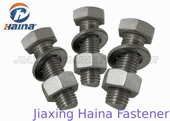 जीबी हाफ थ्रेड हेक्सागोन हेड ss304 ss316 M4-M36 थंब बोल्ट और नट